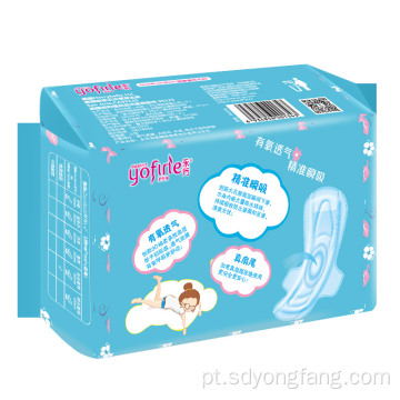 Almofadas noturnas menstruais de algodão orgânico certificado